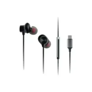 Panasonic RP-TCM225DEK USB-C Wired Earphones, In-Ear with Built-in Mic, Black Panasonic