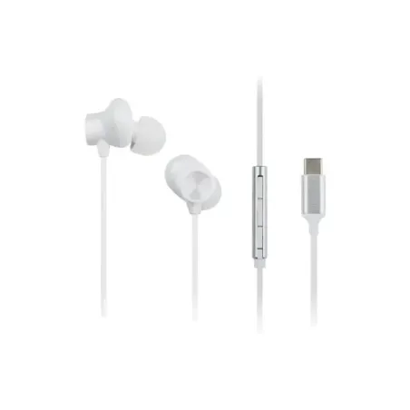 Panasonic RP-TCM225DEW USB-C Wired Earphones, In-Ear with Built-in Mic, White Panasonic
