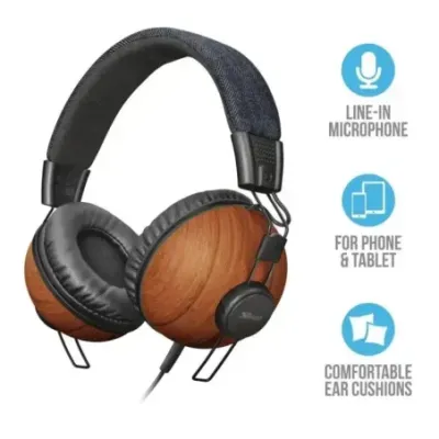 TRUST HEADSET NOMA DENIM/22637