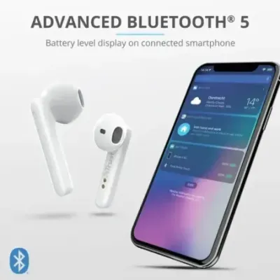 TRUST HEADSET PRIMO TOUCH BLUETOOTH/WHITE 23783