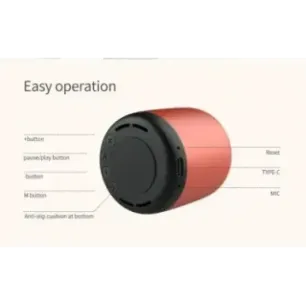 Portable Speaker|NILLKIN|Red|Portable/Wireless|Bluetooth|6902048169098