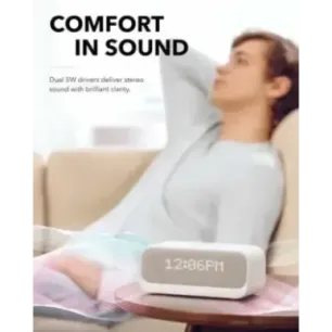 Portable Speaker SOUNDCORE Wakey White Wireless 2xUSB 2.0 Bluetooth A3300G21