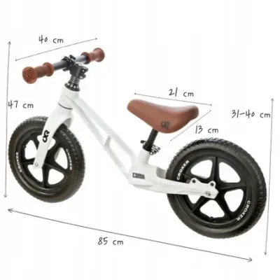 Super kerge jooksuratas Croxer Coma White/Brown