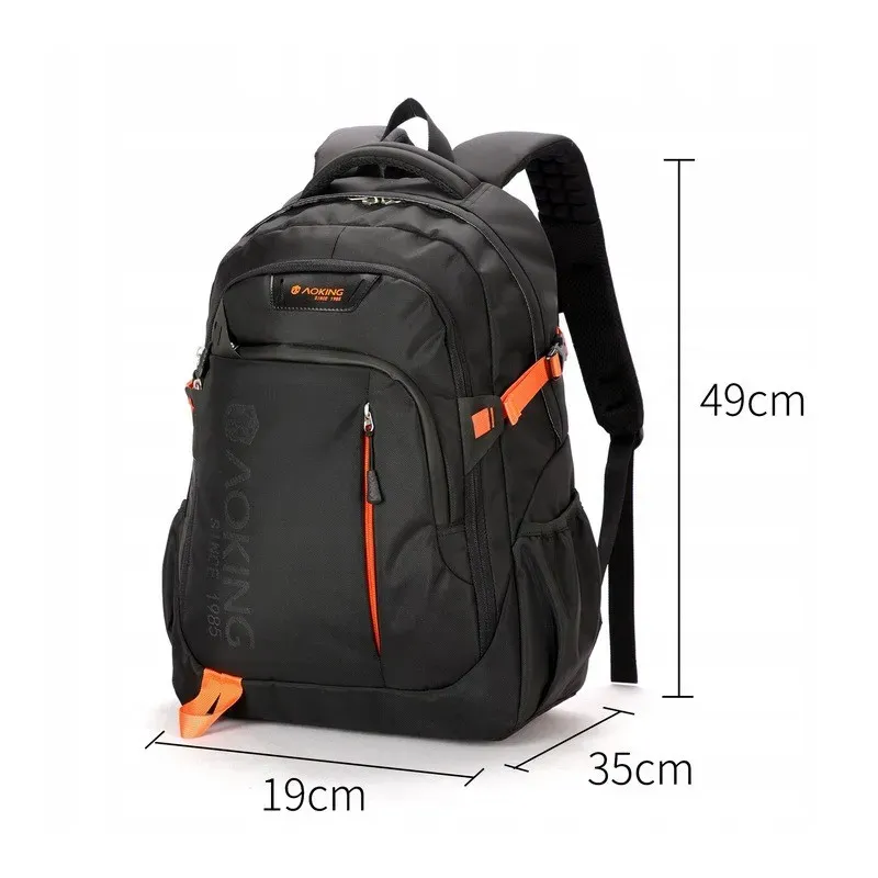Бизнес рюкзак для ноутбука Aoking CITY SN57 15,6" Black/Orange Бизнес рюкзак для ноутбука Aoking CITY SN57 15,6" Black/Orange