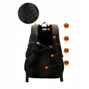 Бизнес рюкзак для ноутбука Aoking CITY SN57 15,6" Black/Orange Бизнес рюкзак для ноутбука Aoking CITY SN57 15,6" Black/Orange