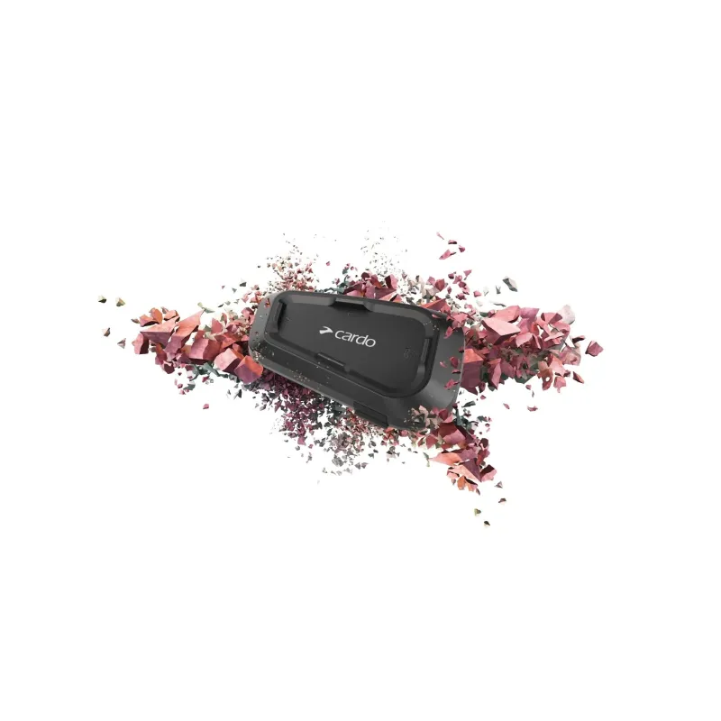 Cardo Spirit motorcycle intercom 2 channels 400 m Black