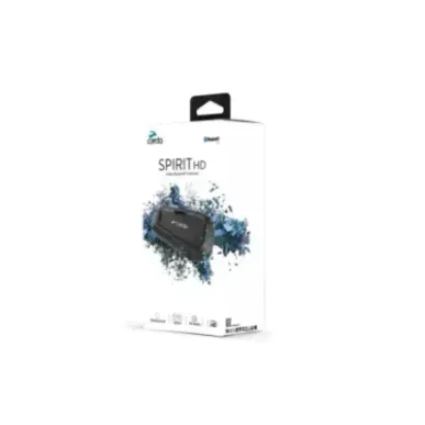 Cardo Spirit HD motorcycle intercom 2 channels 600 m Black