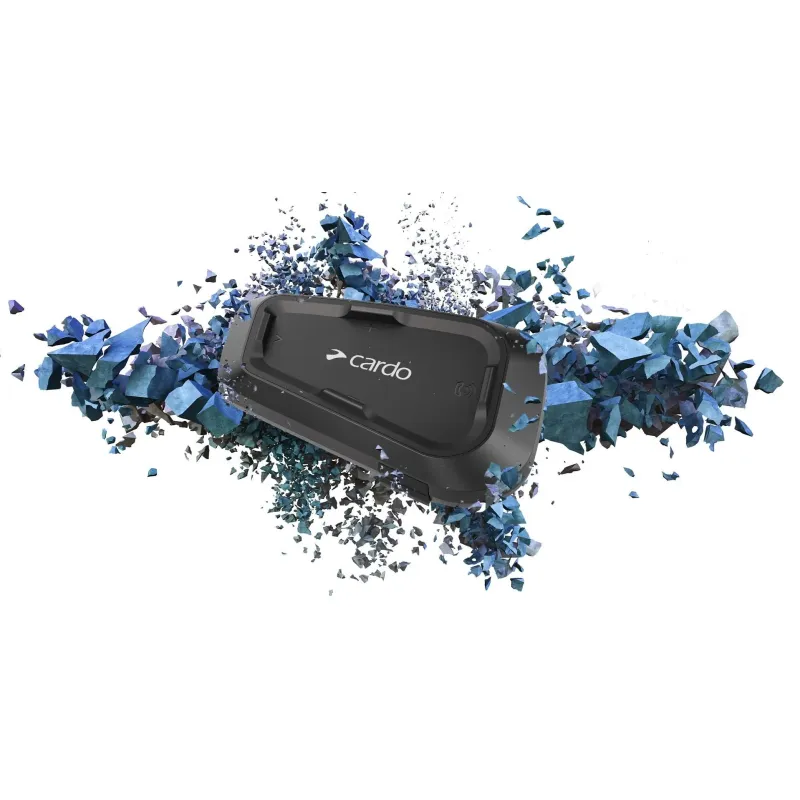 Cardo Spirit HD Duo motorcycle intercom 2 channels 600 m Black