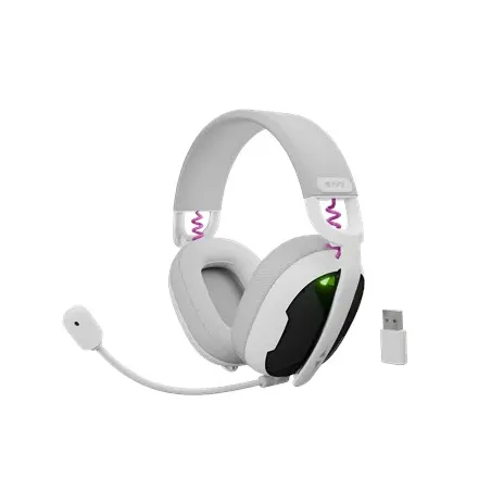 Genesis Fury Fukya F6 Gaming Headset with Microphone, White