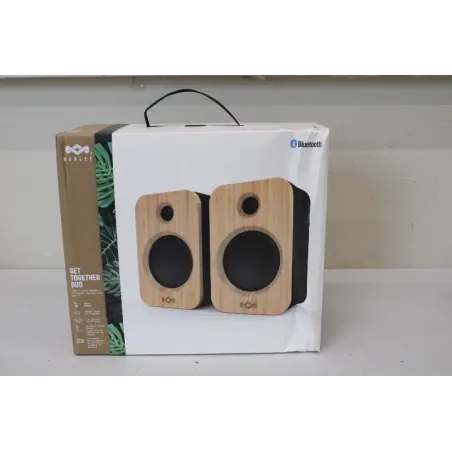 SALE OUT. Marley Get Together Duo Speaker, Bluetooth, Black Marley Get Together Duo Speaker EM-JA019-SB DAMAGED