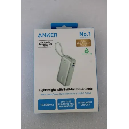 SALE OUT. Anker 545 Nano Power Bank A1259G61 10000 mAh Green UNPACKED, SCRATCHED ON TOP