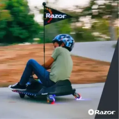 Razor CRAZY CART Shift Lightshow Lithium - Pojazd elektryczny do driftu