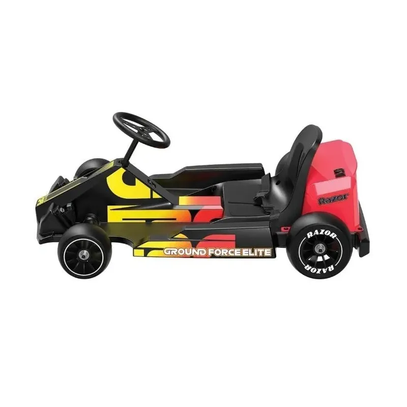 Razor Ground Force Elite - Gokart elektryczny, czarno-czerwony