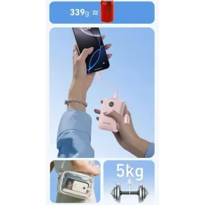 Powerbank Vention 20000mAh 2 x USB-C 1x USB-A z wyświetlaczem 22,5W niebieski