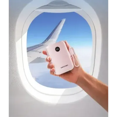 Powerbank Vention 20000mAh 2 x USB-C 1x USB-A z wyświetlaczem 22,5W niebieski