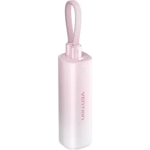 Powerbank Vention 20W PD USB-C Lightning 5000 mAh różowyi gradient