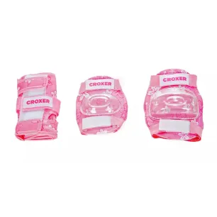 Laste kaitsmete komplekt Croxer Fibre Pink