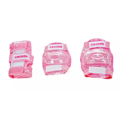Laste kaitsmete komplekt Croxer Fibre Pink