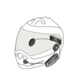 Interphone U-COM 16 Motorbike intercom 1600 m Black