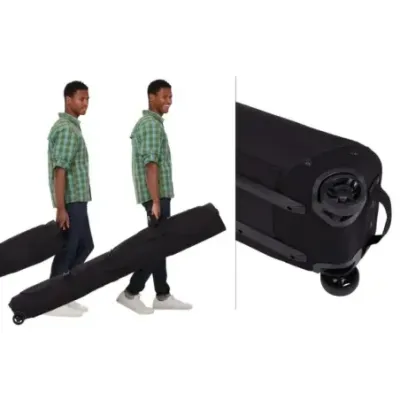 Thule 5176 Roundtrip Rolling Snowboard Bag 165cm Black