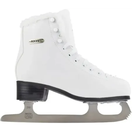 Roces Paradise Eco-Fur Figure Skates (White|43)