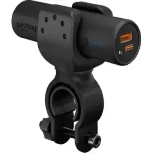 Goobay Bike Powerbank 5.0 with Reinforced Holder for Bicycle Handlebars 60656 5000 mAh Black