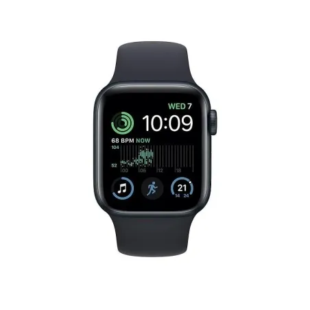 Apple Watch SE MNK03EL/A Smart watches GPS (satellite) Retina LTPO OLED Touchscreen 44mm Waterproof Bluetooth Wi-Fi