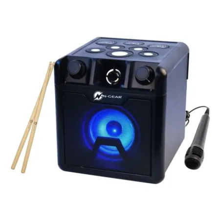 N-Gear Portable Bluetooth Cube Drum Speaker The Drum Block 420 50 W Bluetooth Black Wireless connection