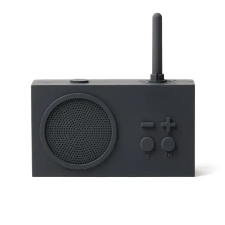 LEXON FM radio and wireless speaker TYKHO3 Wireless connection Dark Grey Bluetooth