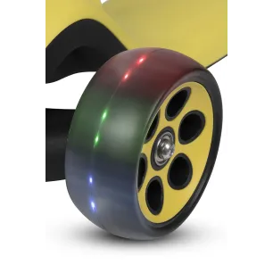 LED Colibro Run kolmerattaline tõukeratas Yellow/Black