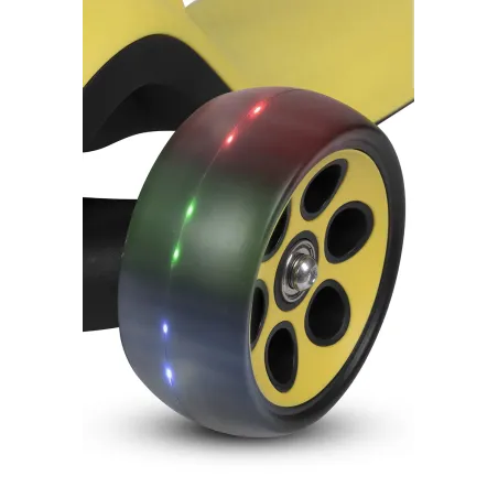 LED Colibro Run kolmerattaline tõukeratas Yellow/Black