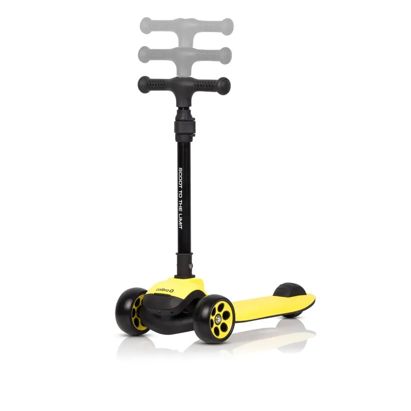 LED 3-колесный самокат Yellow/Black — в наличии, отличная цена!