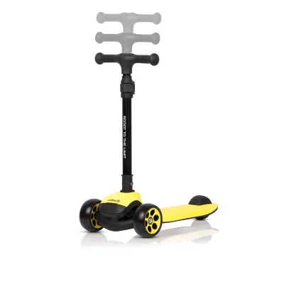 LED 3-колесный самокат Yellow/Black — в наличии, отличная цена!