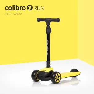 LED Colibro Run kolmerattaline tõukeratas Yellow/Black