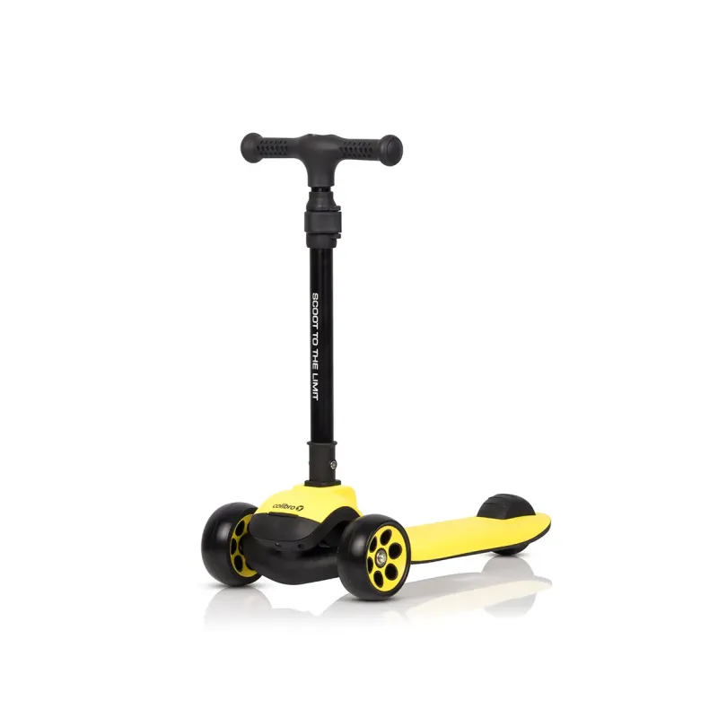 LED 3-колесный самокат Yellow/Black — в наличии, отличная цена!